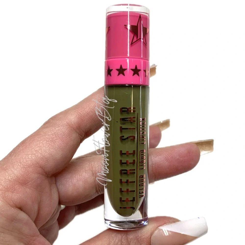 Jeffree Star Dead Presidents Velour Liquid Lipstick Olive Green Matte